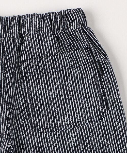 COMME CA ISM（コムサイズム）の「ヒッコリープリント ハーフパンツ（その他パンツ・キッズ・キナリ/ネイビー・110cm/100cm/120cm/130cm/140cm/150cm）」の7枚目の写真