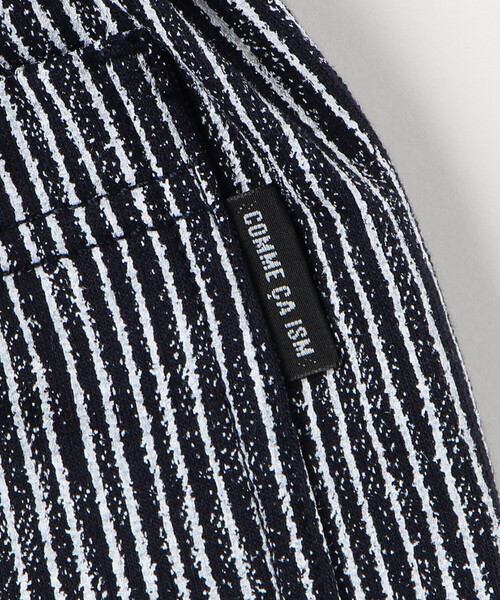 COMME CA ISM（コムサイズム）の「ヒッコリープリント ハーフパンツ（その他パンツ・キッズ・キナリ/ネイビー・110cm/100cm/120cm/130cm/140cm/150cm）」の3枚目の写真