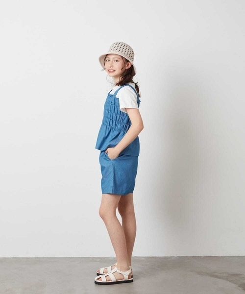a.v.v（アーヴェヴェ）の「[KIDS]サーモハット（ハット・キッズ・ベージュ/ブラック・ONESIZE）」の22枚目の写真