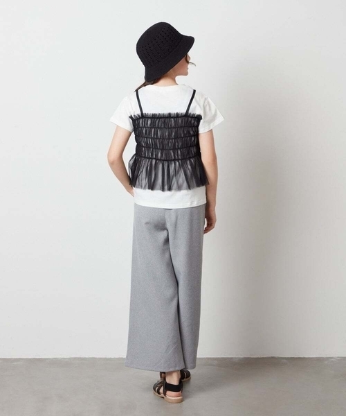 a.v.v（アーヴェヴェ）の「[KIDS]サーモハット（ハット・キッズ・ベージュ/ブラック・ONESIZE）」の9枚目の写真