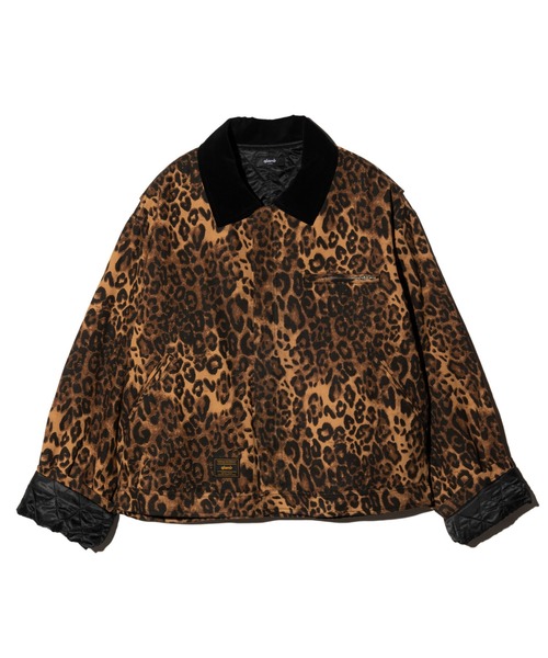 glamb（グラム）の「Balloon Short Work Jacket / バルーンショートワークジャケット（ブルゾン・メンズ・レオパード/ベージュ/ネイビー・S/M/L）」の10枚目の写真