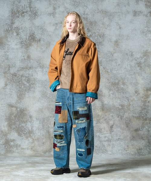 glamb（グラム）の「Balloon Short Work Jacket / バルーンショートワークジャケット（ブルゾン・メンズ・レオパード/ベージュ/ネイビー・S/M/L）」の13枚目の写真