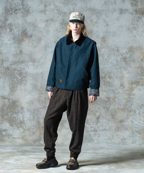 glamb（グラム）の「Balloon Short Work Jacket / バルーンショートワークジャケット（ブルゾン・メンズ・レオパード/ベージュ/ネイビー・S/M/L）」の16枚目の写真