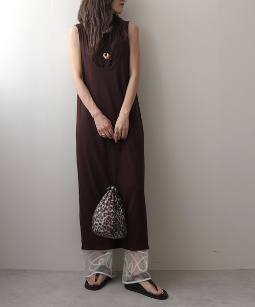 bohmal（ボマール）の「裾コード刺繍チュールレイヤードパンツ（その他パンツ・レディース・アイボリー/ブラック・FREE）」の6枚目の写真