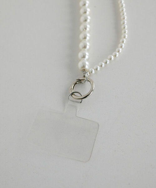 DISCOAT（ディスコート）の「2WAYパールコンビストラップ（スマホグッズ・レディース・ホワイト系その他/ホワイト/シルバー・FREE）」の7枚目の写真