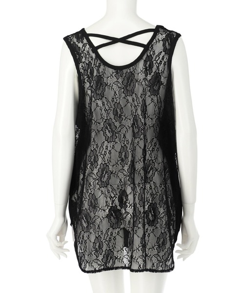 ANAP（アナップ）の「バックレースタンクトップ（タンクトップ・レディース・ホワイト/ブラック・FREE）」の12枚目の写真