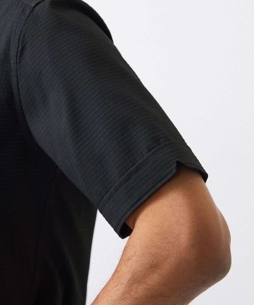 MICHEL KLEIN HOMME (ミッシェルクランオム)の「【セットアップ】バンドカラー半袖シャツ(シャツ/ブラウス・メンズ・ライトグレー/ブラック/ネイビー・MEDIUM/LARGE/X-LARGE)」の11枚目の写真