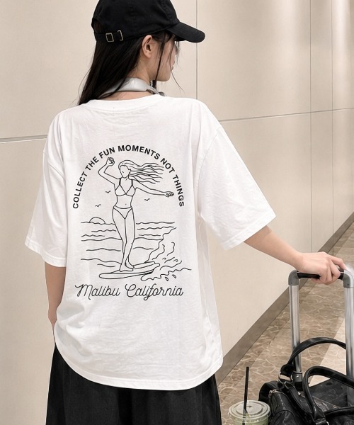 NO WAY(ノーウェイ)の「/Bd/フロントロゴ バックプリント 半袖Tシャツ(Tシャツ/カットソー・メンズ・ホワイト/ネイビー・LARGE/MEDIUM)」の13枚目の写真