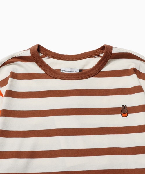 POP TRADING COMPANY（ポップトレーディングカンパニー）の「POP TRADING COMPANY/ポップトレーディングカンパニー miffy embroidered striped longsleeve t-shirt Tシャツ（Tシャツ/カットソー・メンズ・マルチ・L）」の21枚目の写真