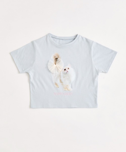 OLIVE des OLIVE(オリーブデオリーブ)の「アニマルアソートTシャツ(Tシャツ/カットソー・レディース・ラベンダー/ネイビー/オフホワイト/サックスブルー・FREE)」の22枚目の写真