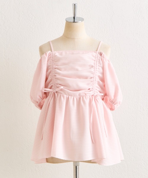 オフショルシャツチュニック Heather｜オフショルチュニックシャツ | Rakuten Fashion(楽天