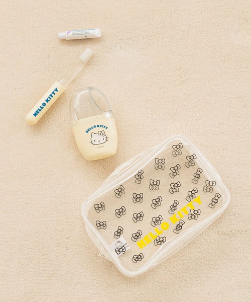 Me%（ミィパーセント）の「【HELLO KITTY】クリアポーチ 319784（ポーチ・レディース・オフホワイト/イエロー系その他/アイボリー/ホワイト/ブルー系その他/その他1・FREE）」の8枚目の写真