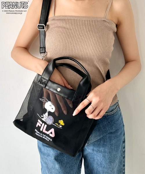 ★新品★FILA ボア ミニバッグ トートバッグ Amazon | [フィラ] ポリキャンバス 2way ミニ トートバッグ