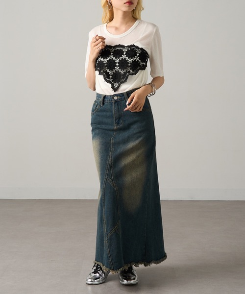 MAGASIN DE MODE Onjna(マガジンデモードオンジェナ )の「【MAGASIN DE MODE Onjna】フラワーレースバブーシュカ ヘッドドレススカーフ OSWY(バンダナ/スカーフ・レディース・ブラック/ホワイト・FREE)」の14枚目の写真