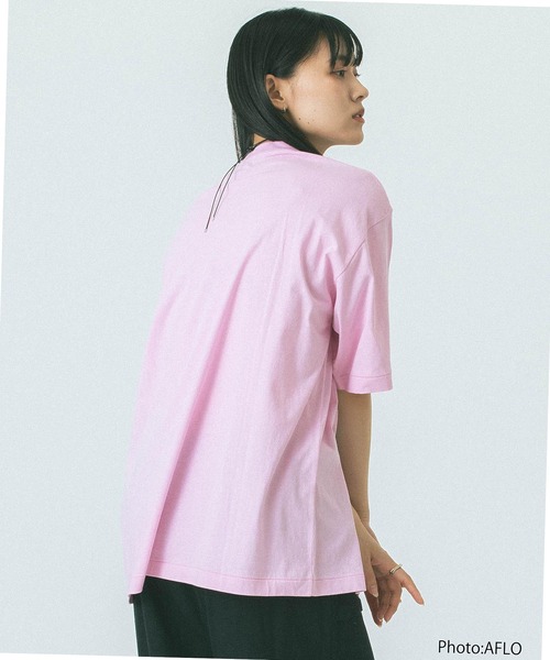 ROSE BUD（ローズバッド）の「(CREOLME)GRAPHIC H/S TEE（Tシャツ/カットソー・レディース・ピンク/ホワイト/ブラック・ONE SIZE）」の12枚目の写真