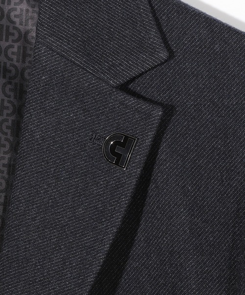 MEN'S BIGI(メンズビギ)の「【COLE HAAN/コール ハーン】別注 ストレッチツイルジャケット<2WAYストレッチ>(テーラードジャケット・メンズ・グレー/ベージュ/ネイビー・01/04/03/02)」の6枚目の写真