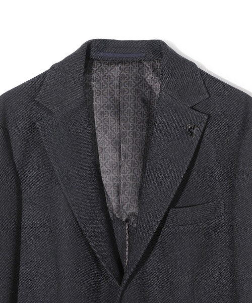 MEN'S BIGI(メンズビギ)の「【COLE HAAN/コール ハーン】別注 ストレッチツイルジャケット<2WAYストレッチ>(テーラードジャケット・メンズ・グレー/ベージュ/ネイビー・01/04/03/02)」の4枚目の写真