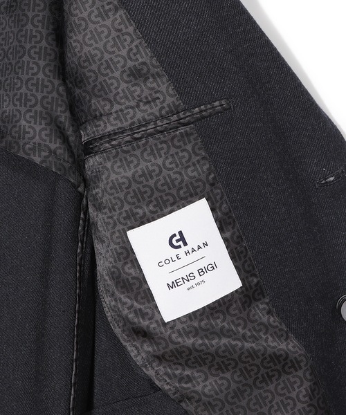 MEN'S BIGI(メンズビギ)の「【COLE HAAN/コール ハーン】別注 ストレッチツイルジャケット<2WAYストレッチ>(テーラードジャケット・メンズ・グレー/ベージュ/ネイビー・01/04/03/02)」の11枚目の写真