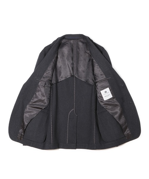 MEN'S BIGI(メンズビギ)の「【COLE HAAN/コール ハーン】別注 ストレッチツイルジャケット<2WAYストレッチ>(テーラードジャケット・メンズ・グレー/ベージュ/ネイビー・01/04/03/02)」の10枚目の写真