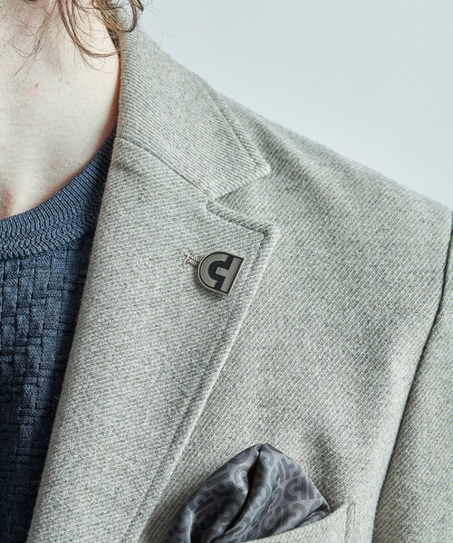 MEN'S BIGI(メンズビギ)の「【COLE HAAN/コール ハーン】別注 ストレッチツイルジャケット<2WAYストレッチ>(テーラードジャケット・メンズ・グレー/ベージュ/ネイビー・01/04/03/02)」の19枚目の写真