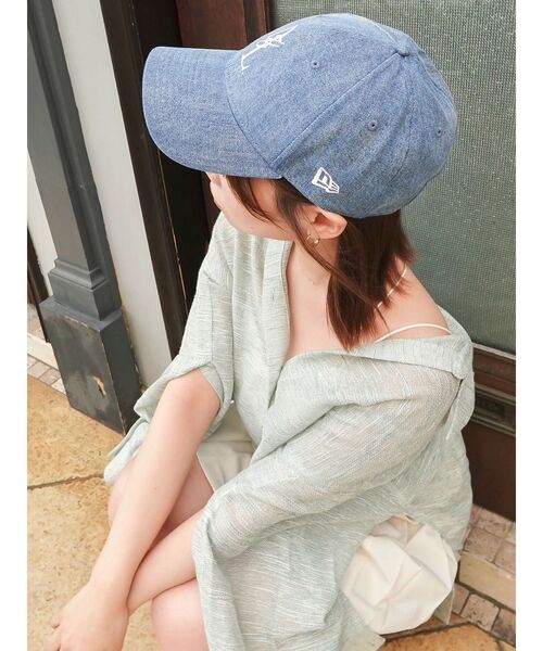 NEW ERA（ニューエラ）の「【NEW ERA×dazzlin】9FORTY（キャップ・レディース・ブルー/ネイビー・FREE）」の2枚目の写真