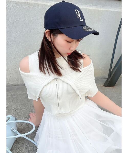 NEW ERA（ニューエラ）の「【NEW ERA×dazzlin】9FORTY（キャップ・レディース・ブルー/ネイビー・FREE）」の11枚目の写真