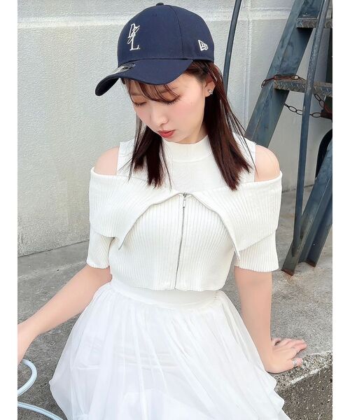 NEW ERA（ニューエラ）の「【NEW ERA×dazzlin】9FORTY（キャップ・レディース・ブルー/ネイビー・FREE）」の13枚目の写真