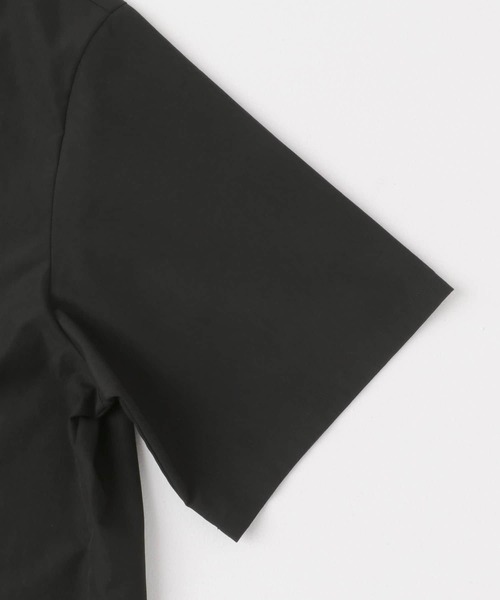 SENSE OF PLACE by URBAN RESEARCH（センスオブプレイスバイアーバンリサーチ）の「デザインオープンカラーショートスリーブシャツ（シャツ/ブラウス・メンズ・ブルー/ブラック/ホワイト・MEDIUM/LARGE）」の4枚目の写真