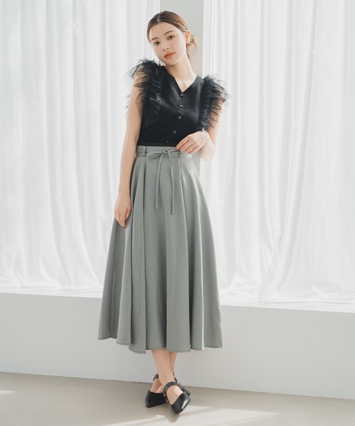 MISCH MASCH(ミッシュマッシュ)の「フリルチュール2wayニット(ニット/セーター・レディース・ブラック/レッド/ベージュ・フリ-)」の11枚目の写真