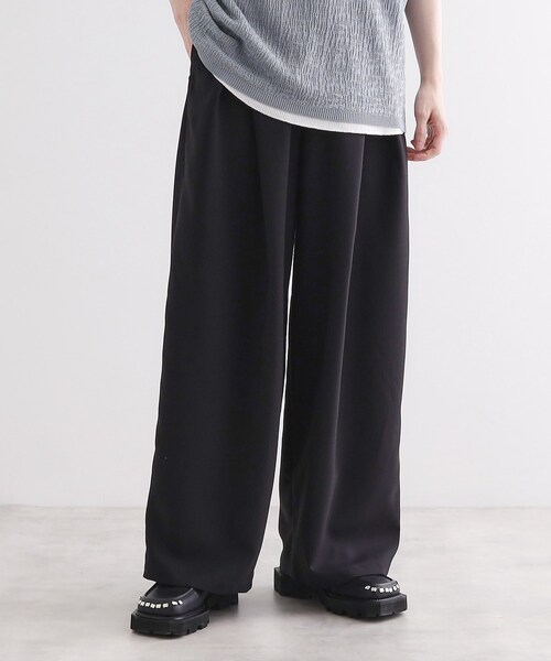 tk.TAKEO KIKUCHI（ティーケータケオキクチ）の「グランパバギースラックス（その他パンツ・メンズ・チャコールグレー/ブラック/ブラウン系/ブラック系・01/02/03）」の2枚目の写真