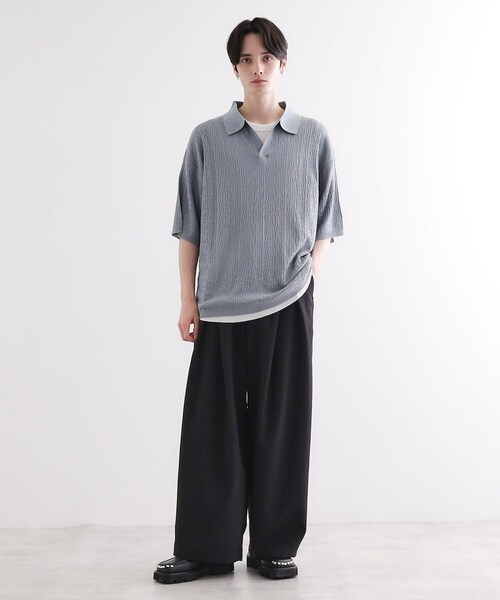 tk.TAKEO KIKUCHI（ティーケータケオキクチ）の「グランパバギースラックス（その他パンツ・メンズ・チャコールグレー/ブラック/ブラウン系/ブラック系・01/02/03）」の15枚目の写真