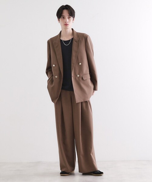 tk.TAKEO KIKUCHI（ティーケータケオキクチ）の「グランパバギースラックス（その他パンツ・メンズ・チャコールグレー/ブラック/ブラウン系/ブラック系・01/02/03）」の17枚目の写真