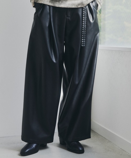 tk.TAKEO KIKUCHI（ティーケータケオキクチ）の「グランパバギースラックス（その他パンツ・メンズ・チャコールグレー/ブラック/ブラウン系/ブラック系・01/02/03）」の5枚目の写真