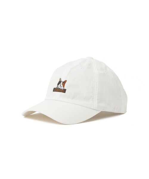 BEAMS HEART(ビームスハート)の「猫刺繍 キャップ(キャップ・レディース・オフホワイト/ブラック/グレー・ONE SIZE)」の2枚目の写真