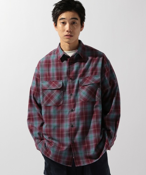 セール】チェックネルシャツ（シャツ/ブラウス）｜niko and