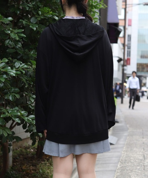 UVカットジップパーカー（パーカー）｜axes femme（アクシーズ