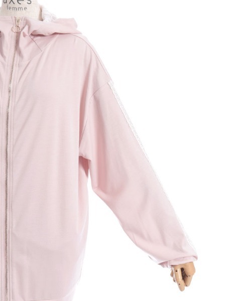 axes femme（アクシーズファム）の「ＵＶカットジップパーカー（パーカー・レディース・ホワイト/ピンク/ブラック・FREE）」の16枚目の写真