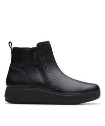 Clarks（クラークス）の「Zylah Willow / ザイラウィロー（ブラックレザー）（ブーツ）」