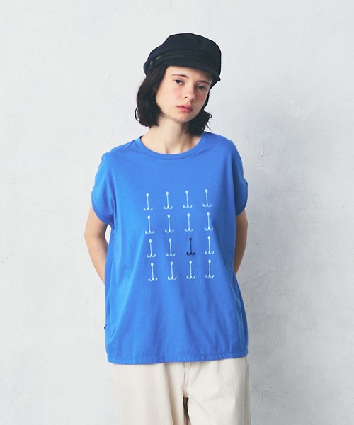 LA MARINE FRANCAISE(マリン フランセーズ)の「AnchorTシャツ(Tシャツ/カットソー・レディース・ブラック/グレー/ブルー・FREE)」の9枚目の写真