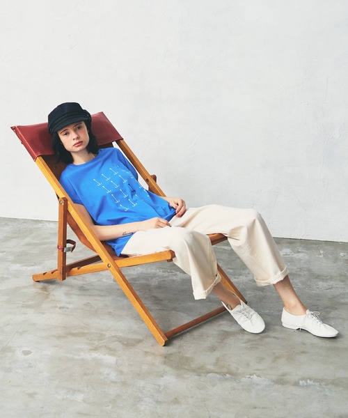 LA MARINE FRANCAISE(マリン フランセーズ)の「AnchorTシャツ(Tシャツ/カットソー・レディース・ブラック/グレー/ブルー・FREE)」の12枚目の写真