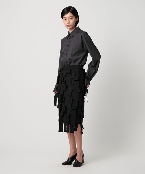 AEWEN MATOPH(イウエン マトフ)の「<AEWEN MATOPH>フリンジスカート(スカート・レディース・ブラック/ベージュ・38/36)」の22枚目の写真