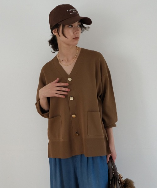 Elura（エルーラ）の「刺繍ロゴCAP / 579748（キャップ・レディース・ブラウン/ブラック・ONE SIZE）」の18枚目の写真