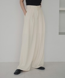 hellam | 起毛 ネップタックパンツ(その他パンツ)