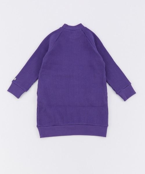 Ocean&Ground(オーシャン&グラウンド)の「リブワンピース(ワンピース・キッズ・パープル/グリーン系その他2/オフホワイト/チャコール・100/120/110/90/140/130)」の10枚目の写真