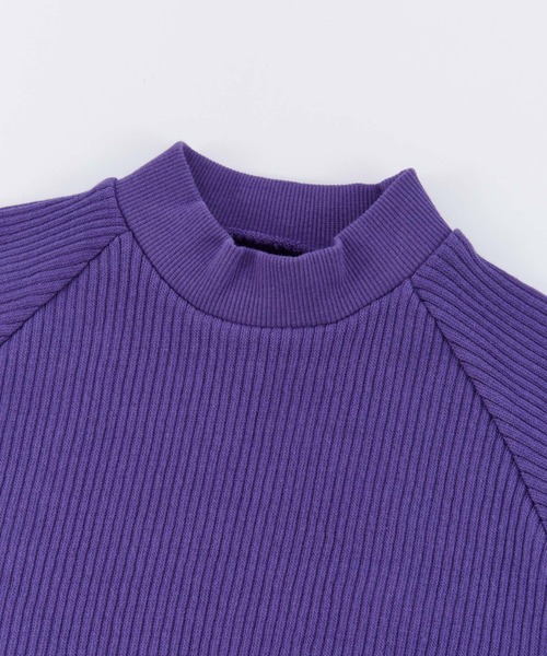 Ocean&Ground(オーシャン&グラウンド)の「リブワンピース(ワンピース・キッズ・パープル/グリーン系その他2/オフホワイト/チャコール・100/120/110/90/140/130)」の11枚目の写真