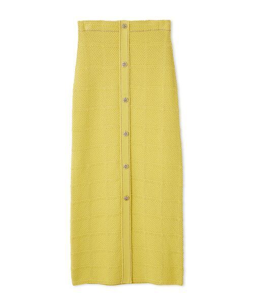 SNIDEL（スナイデル）の「Sustainableストラクチャーニットスカート（スカート・レディース・ネイビー/イエロー/ホワイト・F）」の3枚目の写真