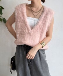 ジレ」に該当するピンク/桃色系のファッション通販 - ZOZOTOWN