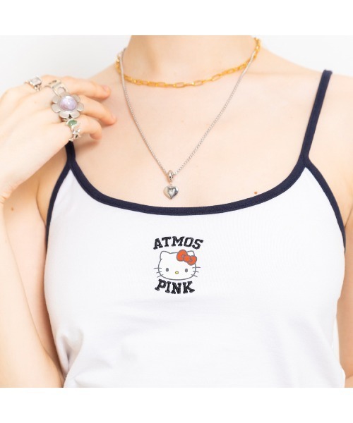 サンリオ - atmos pink ハローキティ　キャミソール HELLO KITTY × atmos pink Ringer Camisole / ハローキティ X