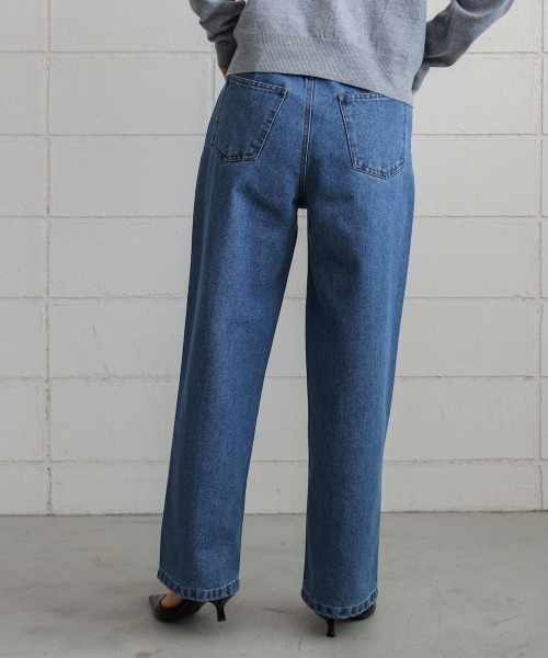 Bou Jeloud（ブージュルード）の「デニムアシメパンツ（デニムパンツ・レディース・ブルー/ブラック・FREE）」の22枚目の写真