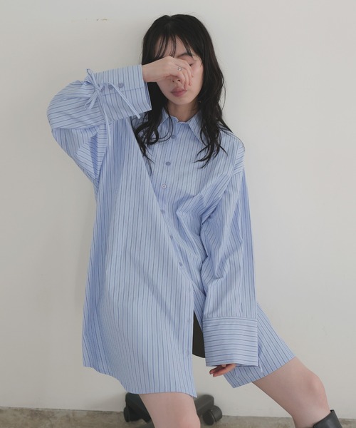 LIAN（リアン）の「袖リボンチュニックシャツ（シャツ/ブラウス）」 - WEAR